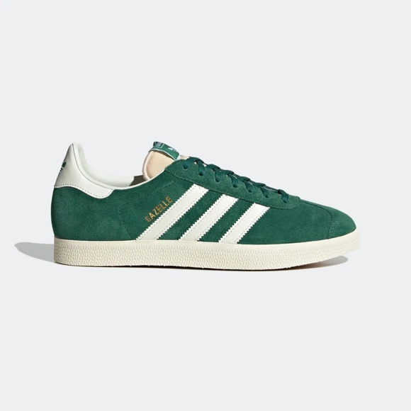 ADIDAS GAZELLE - DARK GREEN AND WHITE - Picture 1 of 7